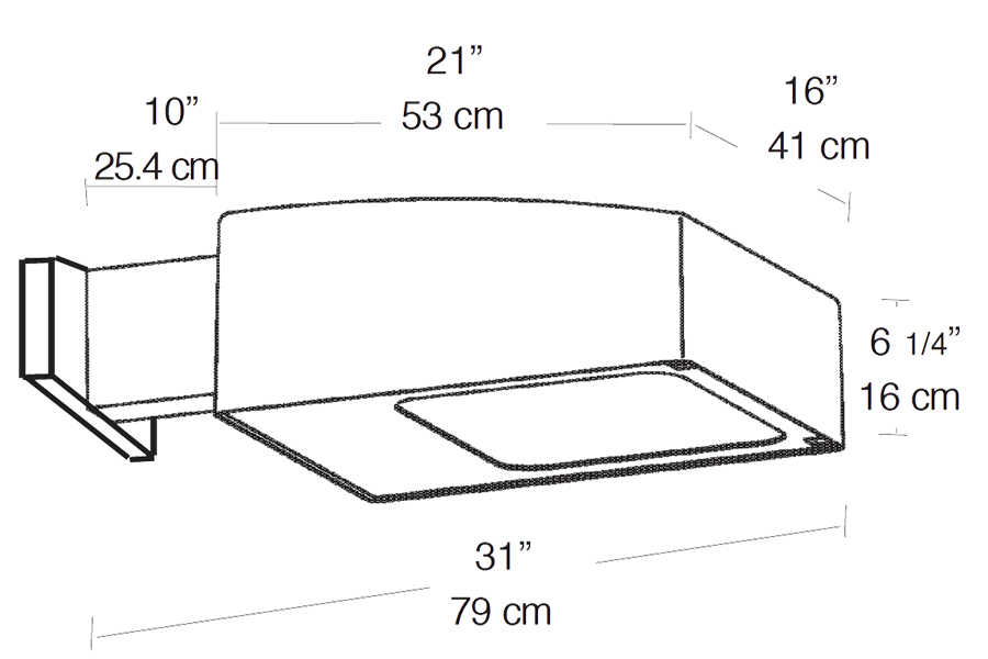 Alx Deluxe Area light 320W,Mh Psqt Pulse St Wall+ 120V Photocellt