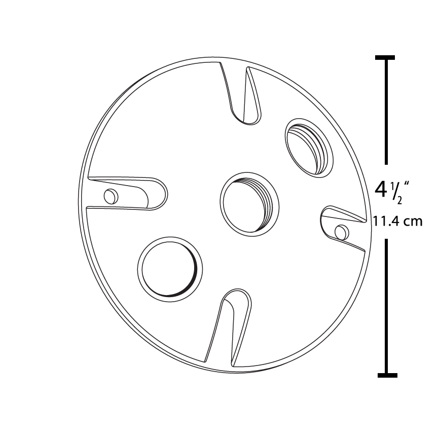 Weatherproof Cover Round 3 Holes Verde, Green