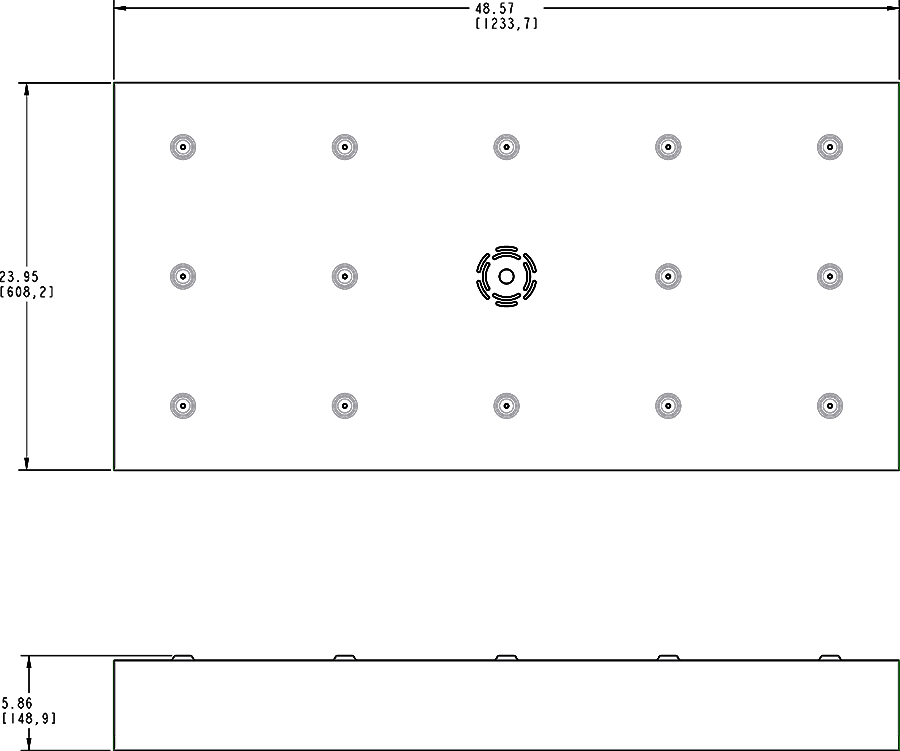 Lpanel 2X4 Surface Mounting Kit, White