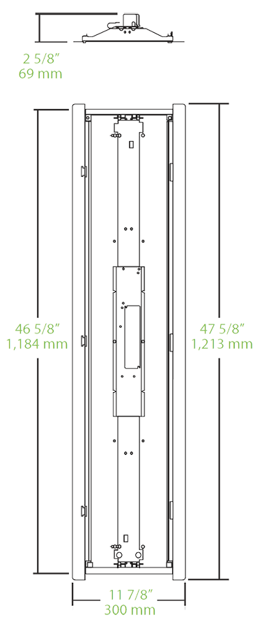 Retrofit Troffer 1X4 19W, 3500k, Dimmable LED, White