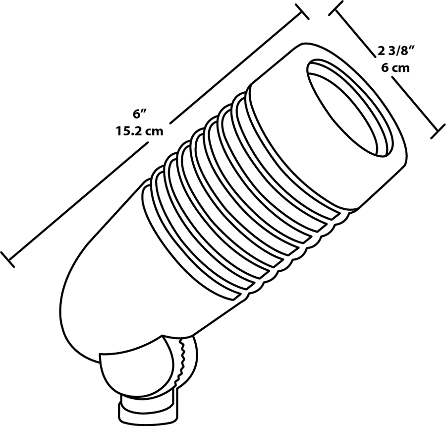 LFlood, 5W, 3000k, LED 12V 24V Dc Landscape Flood, Vg