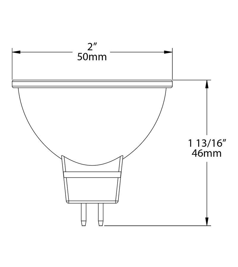 Gu5.3 6.5W,35 EQ, 450Lm, 80CRI Gu5.3, 2700k, Dimmable 35Deg