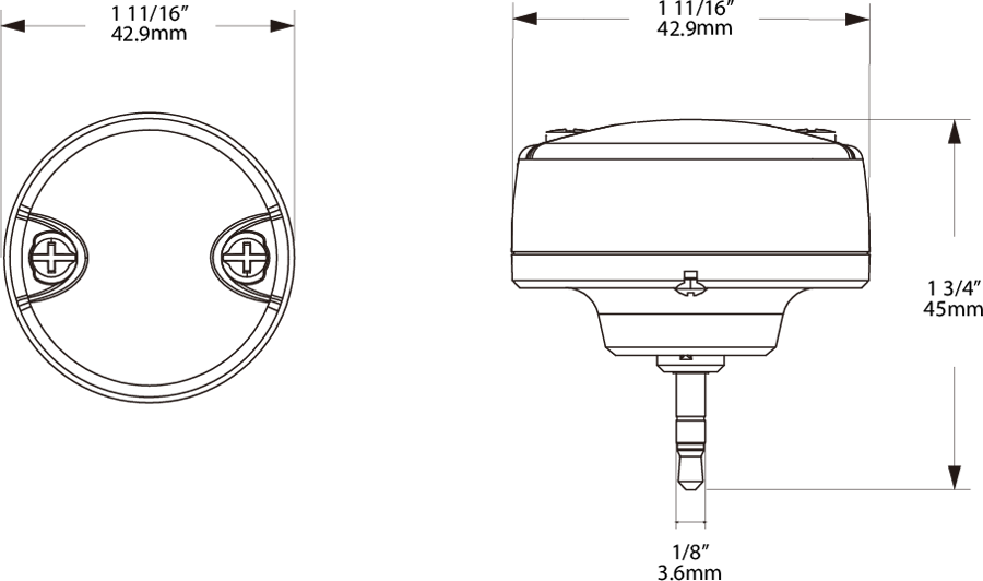 Microwave Sensor with Photocell For Hid Lamps