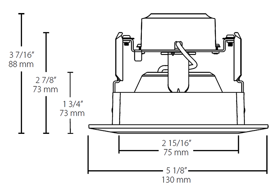 Retrofit Downlight 4 Inch Round Adjustable 11W, LED, 3500k, White