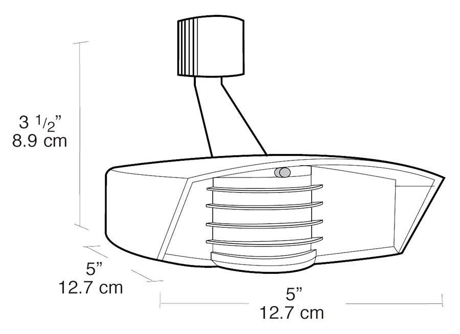 Stealth 110 Sensor with R90 Flds 1000W,120V with Cu4 Cover, Bronze