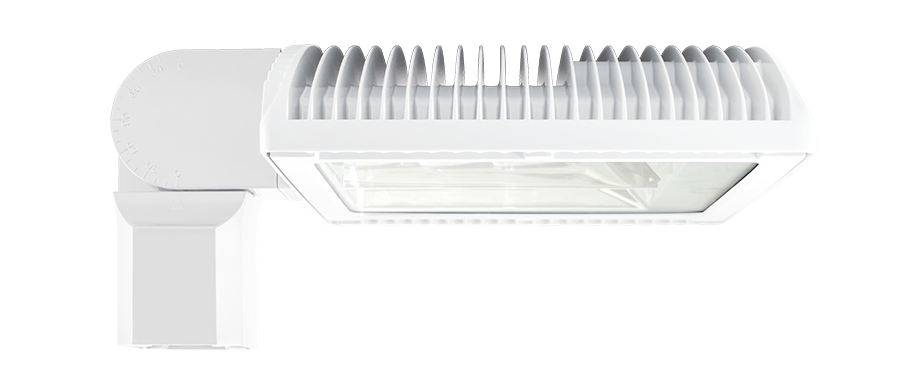 Area light 50W, Type II with Slipfitter, 5000k, LED with 480V Swivel Photocell, White