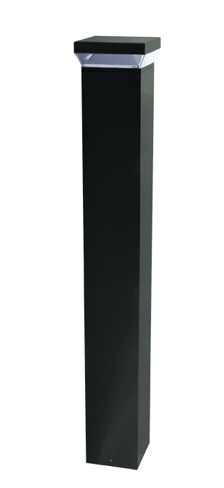 SQ BOLLARD 42" 24W DIM COOL