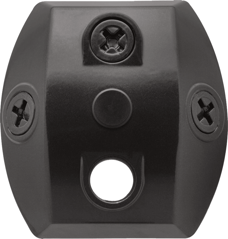 RAB CU4B WEATHERPROOF UNIVERSAL COVER 4 HOLE COVER BLACK