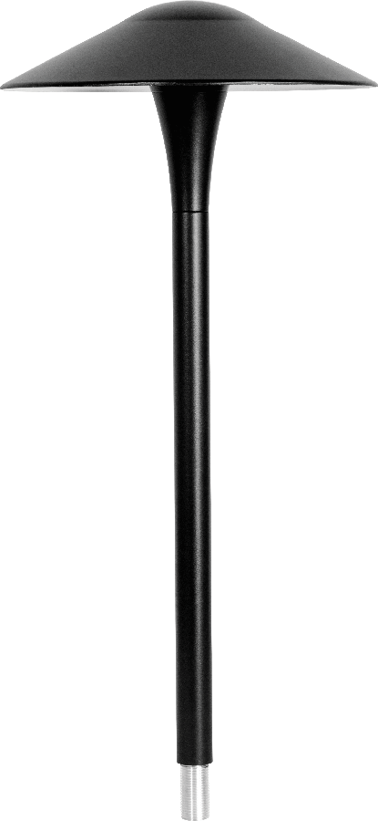 Fern Pagoda Full Cutoff Shade 6W,12V Ac, 2700k, Spike8 Textd, Black