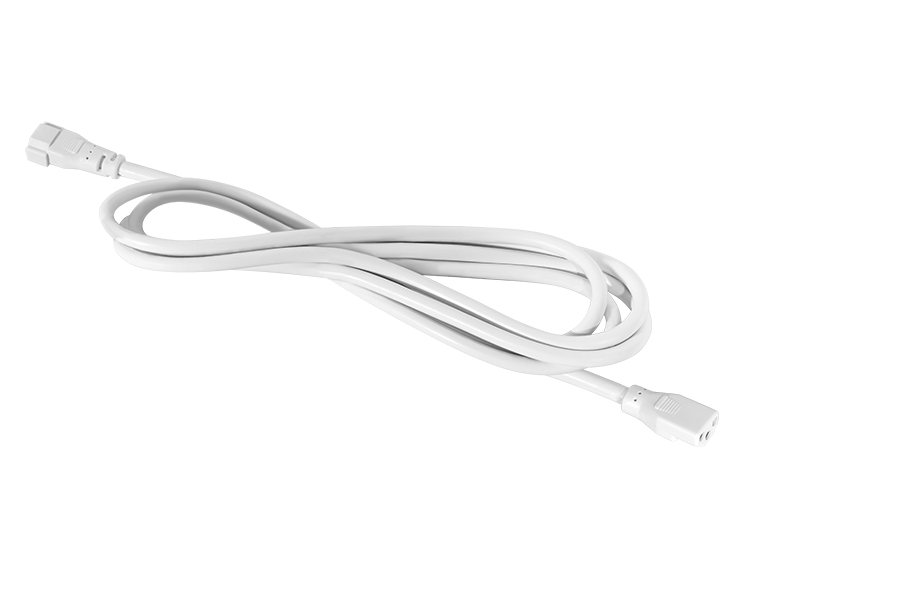 Knook Jumper Cable 24 inch, Fixture To Fixture 105 Deg, White