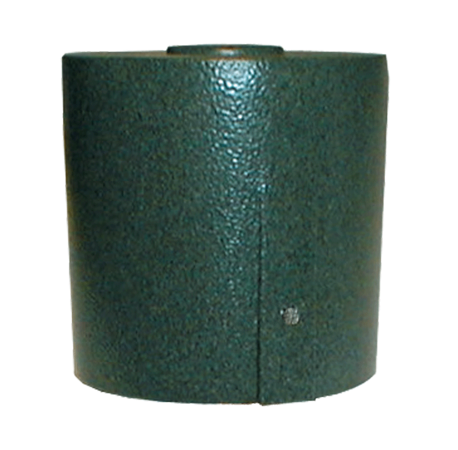 Metal Mighty Cap 2 Inch Fits 2 3/8 InchOd Pipe Verde, Green
