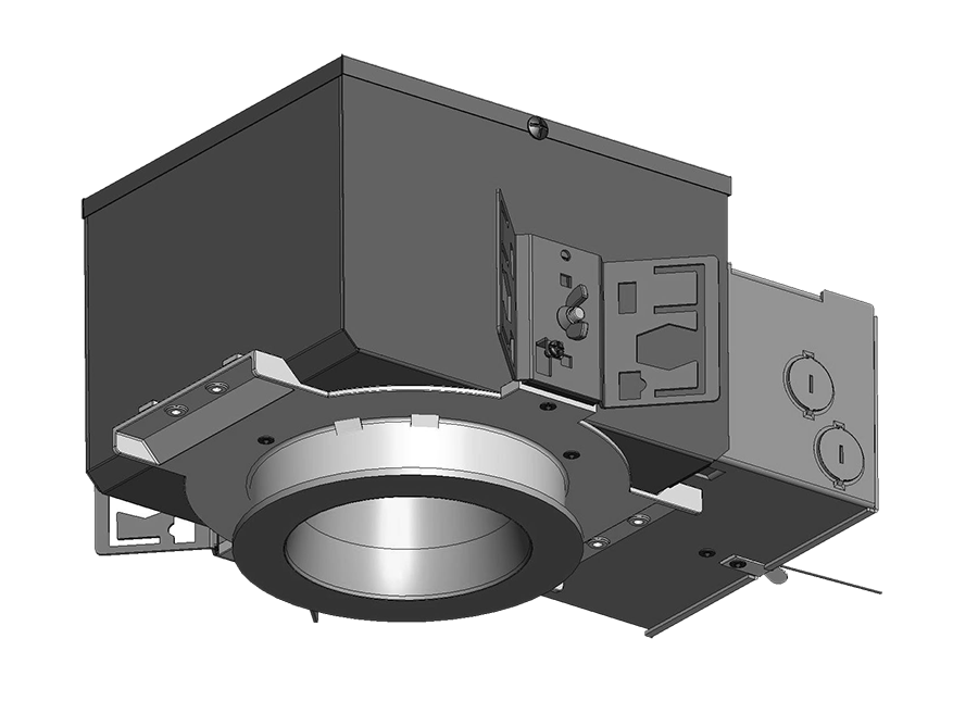 ROUGH-IN IC RATED 4" ROUND 20W 0-10V DIM