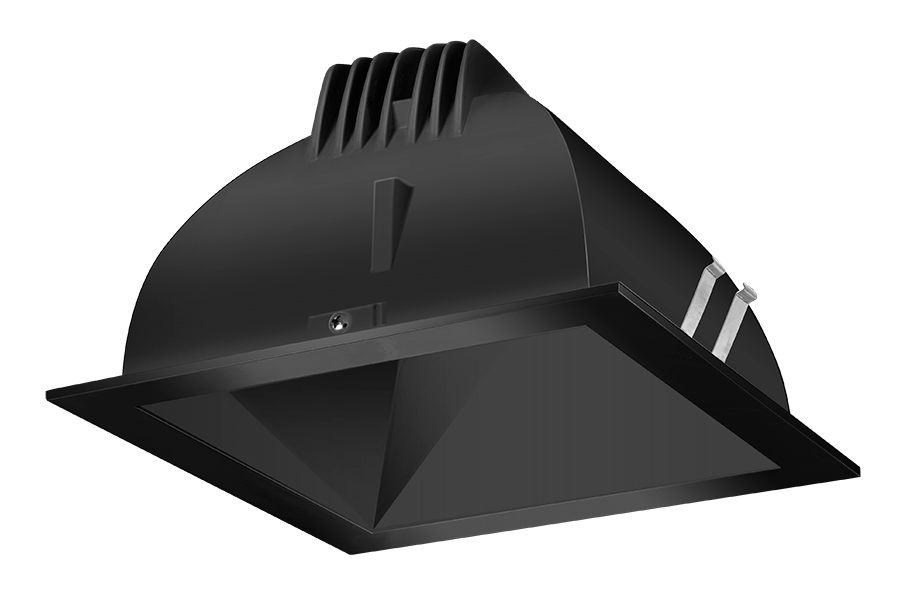 LED Trim Mod4 Inch square 50Deg 3, 5000k, 80CRI, Black Cone, Black Ring
