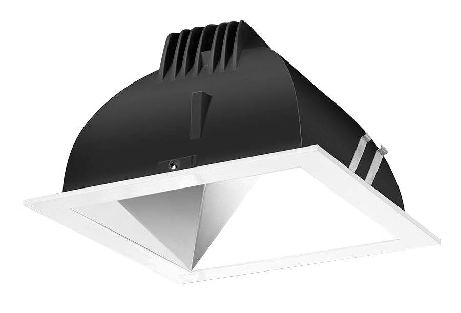 LED Trim Mod6 Inch square Wallwash, 2700k, 90CRI Spec Cone, White Ring