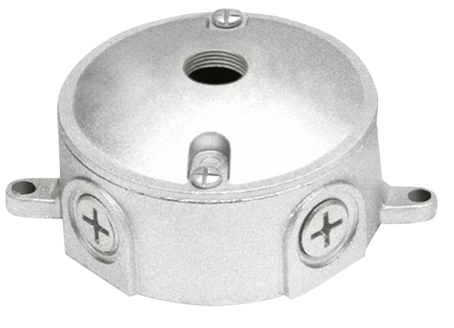 3" BOX RD 3/4 TAP & COVER WITH 1/2" HOLE