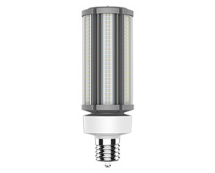 RAB Lighting ALED4T125SFYRG/480/PCS4 LED High Wattage Type IV Area Light 3000 K Gray Finish Color Temperature Standard Type Warm