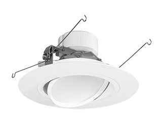 RAB, DLED6AR14Y , Retrofit Downlight 6 Round Adjustable 14W LED 3000K White, M78722