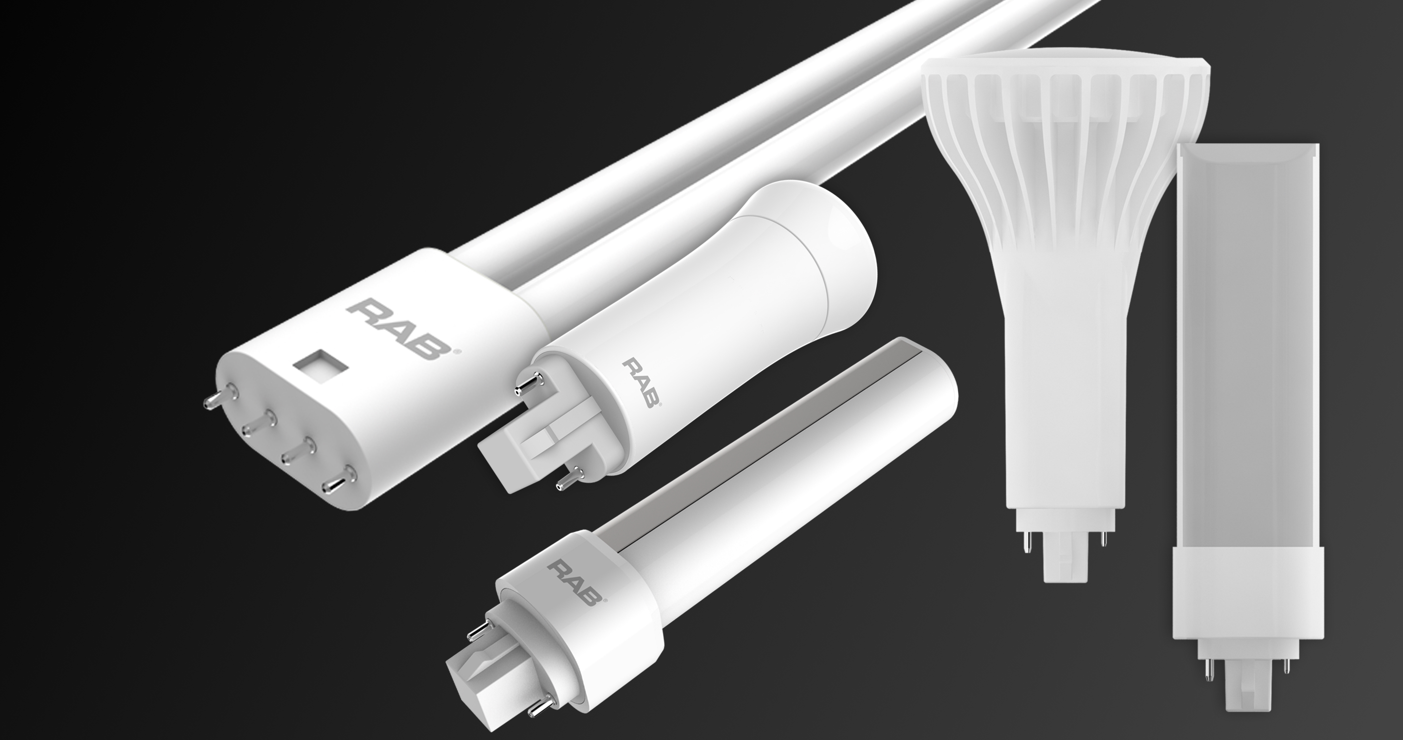 PL Ballast Bypass Horizontal/Vertical RAB Lighting