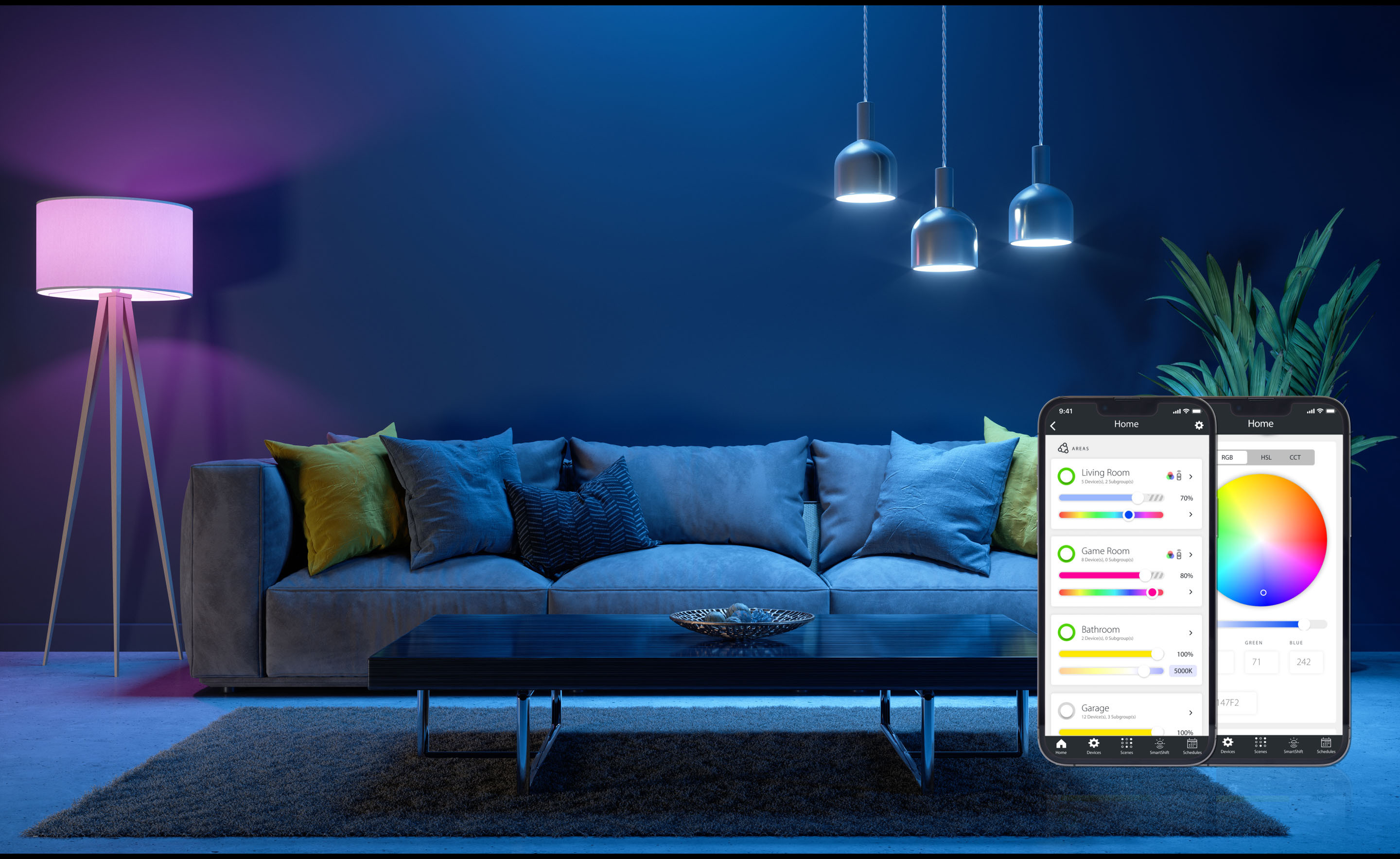 Lightcloud Blue RGB A19 & BR30 RAB Lighting