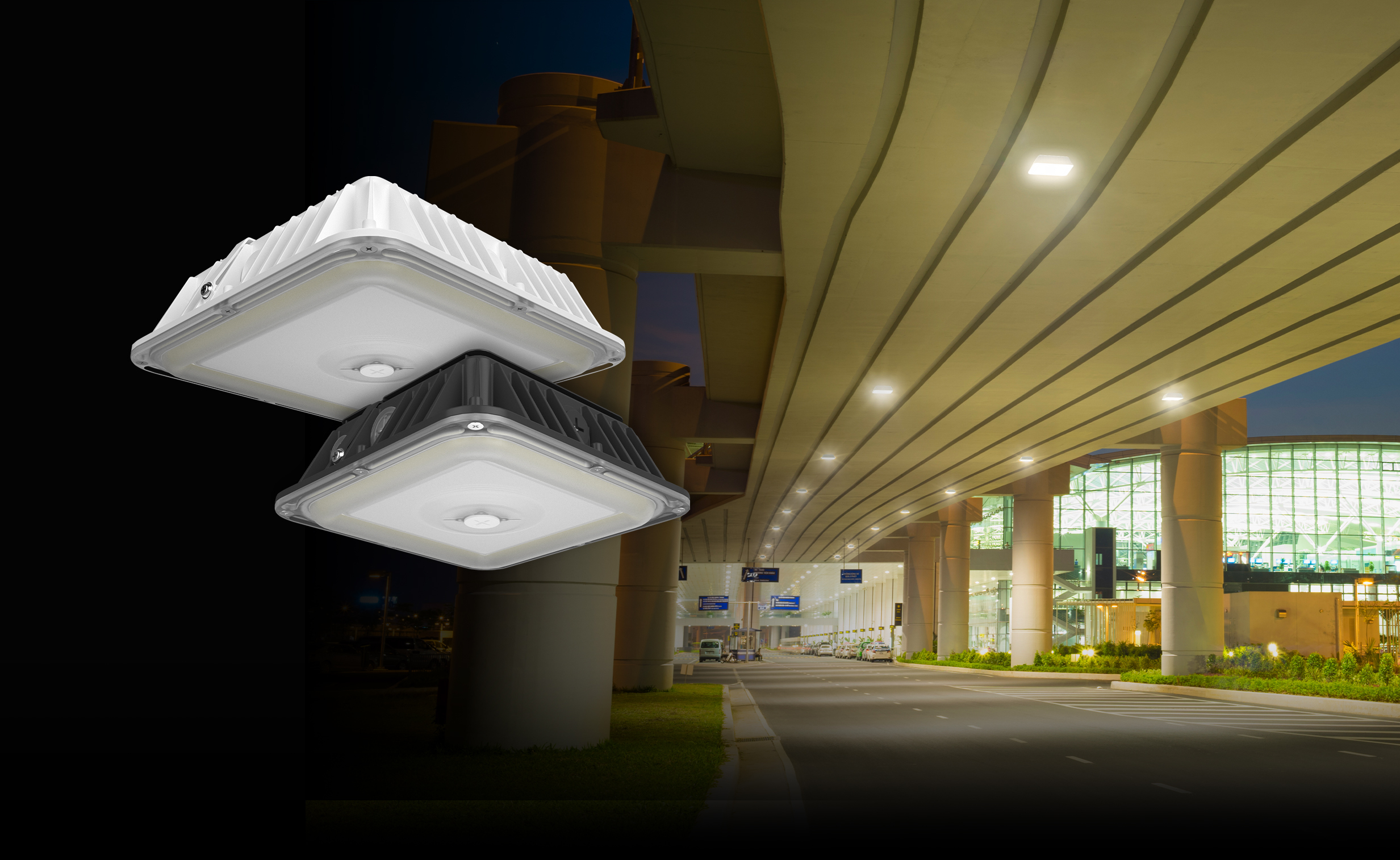 Recessed Led Lighting Outdoor Canopy 120W LED Gas Station Canopy Light