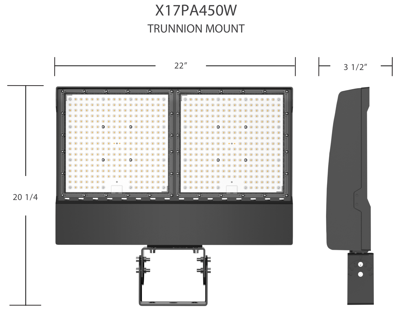 X17 Field Adjustable Floodlight Lighting