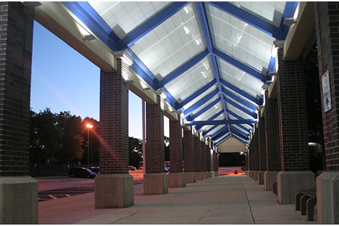 Affordable LED lighting at Illinois school district