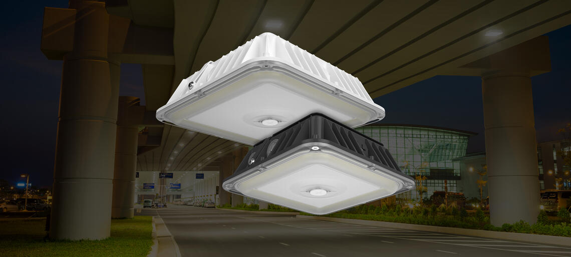 VAN17 3-Way Adjustable Canopy Lighting
