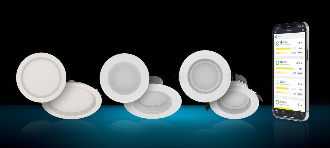 Lightcloud Blue Downlights