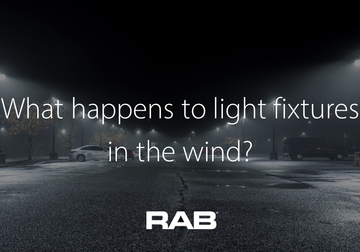 What happens to light fixtures in the wind