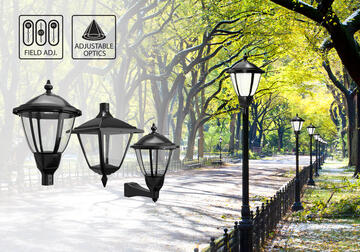 HERITAGE Field-Adjustable Post Top Lantern