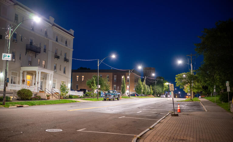 City of Oswego NY streetlighting. 